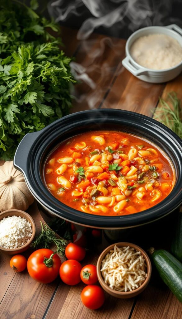 Crockpot Minestrone Soup Recipe